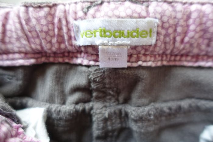 Pantalon velours fille 4 ans - photo numéro 6