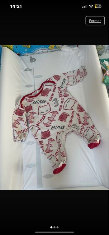 Grenouillère batman 3 mois