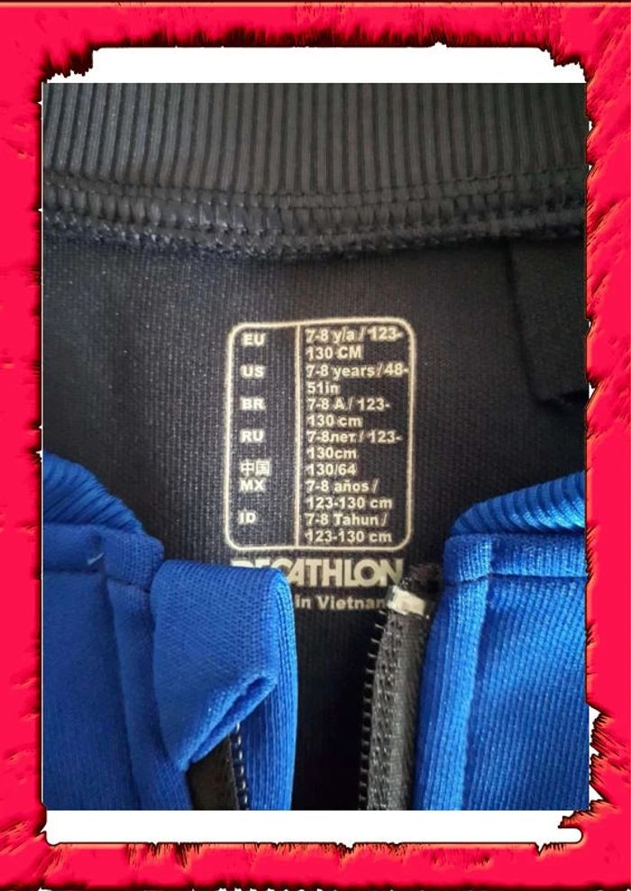 Veste de survetement kipsta 7/8ans - photo numéro 3