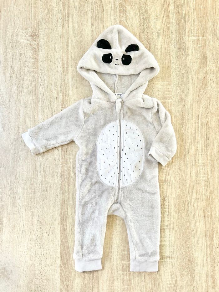 Combi-pyjama ours hiver bébé fille