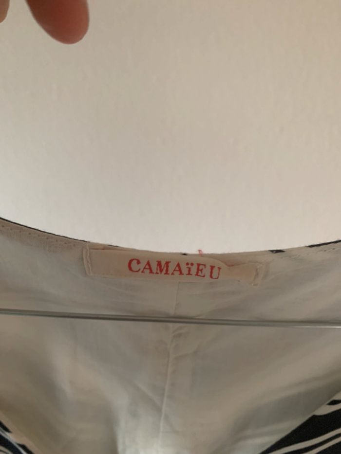 Robe camaïeu bleu et blanche - photo numéro 5
