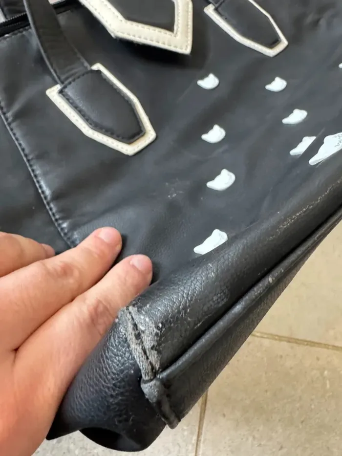 Sac fourre tout Lollipops, plusieurs marque d'usures, 34x26cm - photo numéro 5