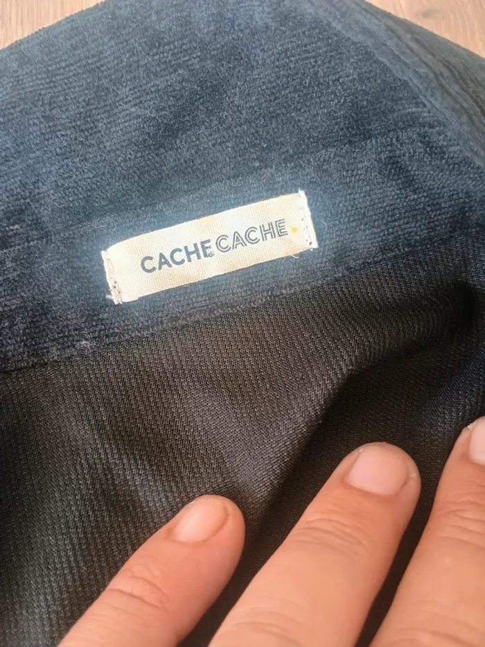 Veste Cache Cache à franges et strass – Taille 42 - photo numéro 5