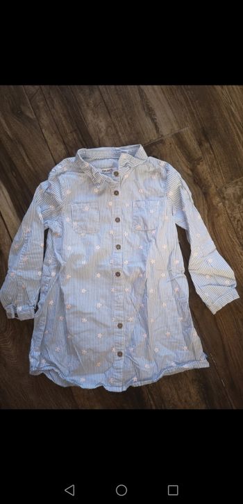 Robe chemise 4 ans okaïdi