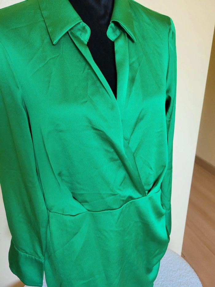 Magnifique robe verte Mango - photo numéro 2