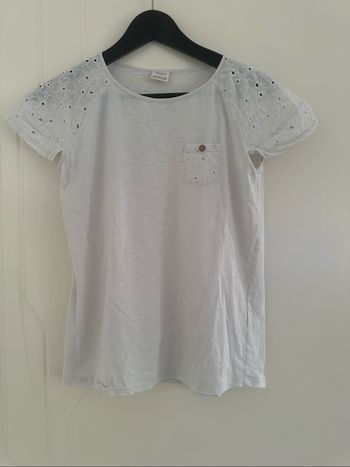 T-shirt blanc 11/12 ans Zara 152 cm