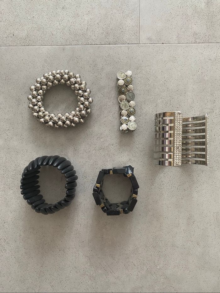 Lot de 5 bracelets fantaisie
