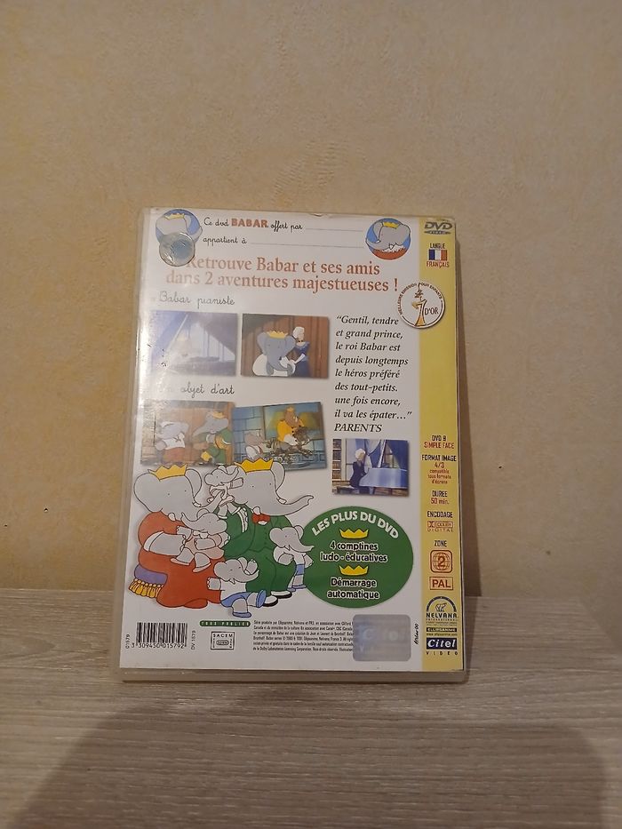 Dvd babar - photo numéro 3