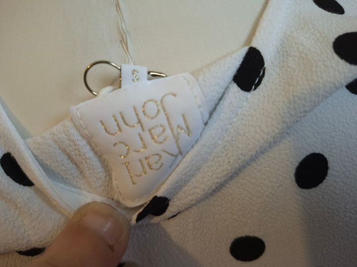 Joli top blanc à pois noirs Karl Marc John femme TS / 36 - photo numéro 10