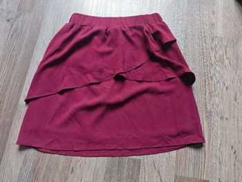 Jupe bordeaux femme