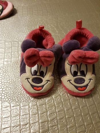 Chaussons souples Minnie 3/6 mois