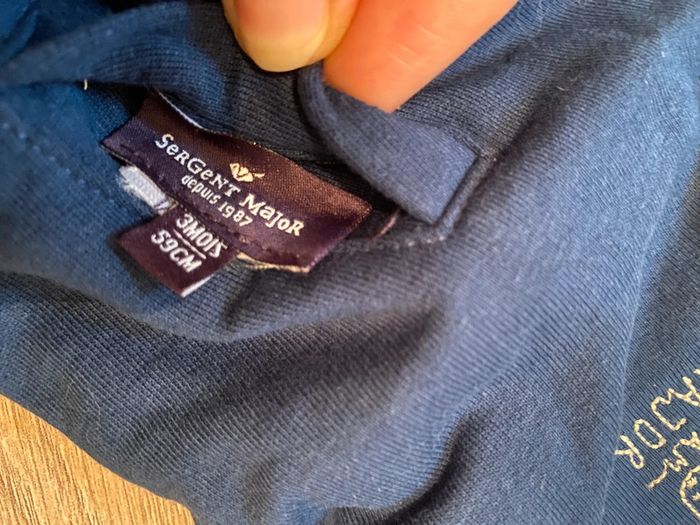 Veste réversible neuve sergent Major 3 mois - photo numéro 2