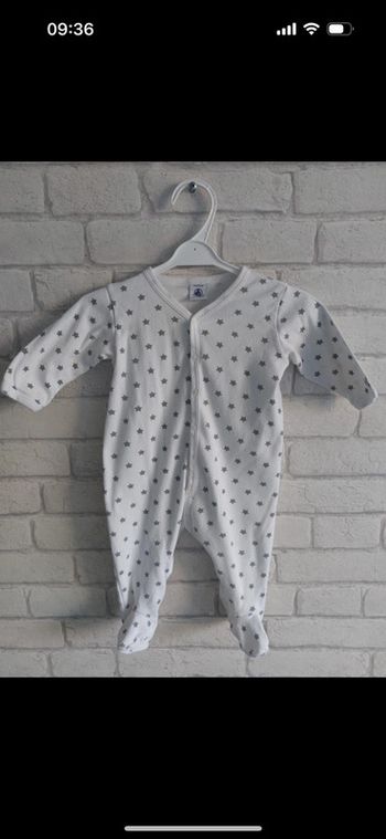 Pyjama 100% coton Petit Bateau taille 6 mois