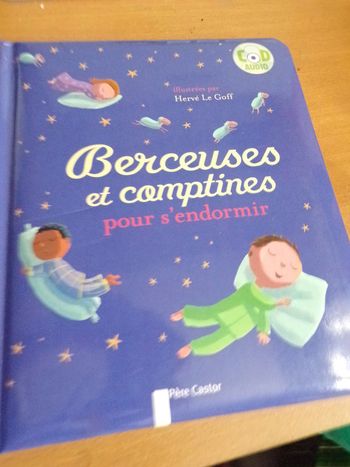 Livre +Cd Berceuses et comptines pour s'endormir Père castor