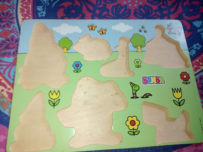 Puzzle en bois de bumba et ses amies - photo numéro 4