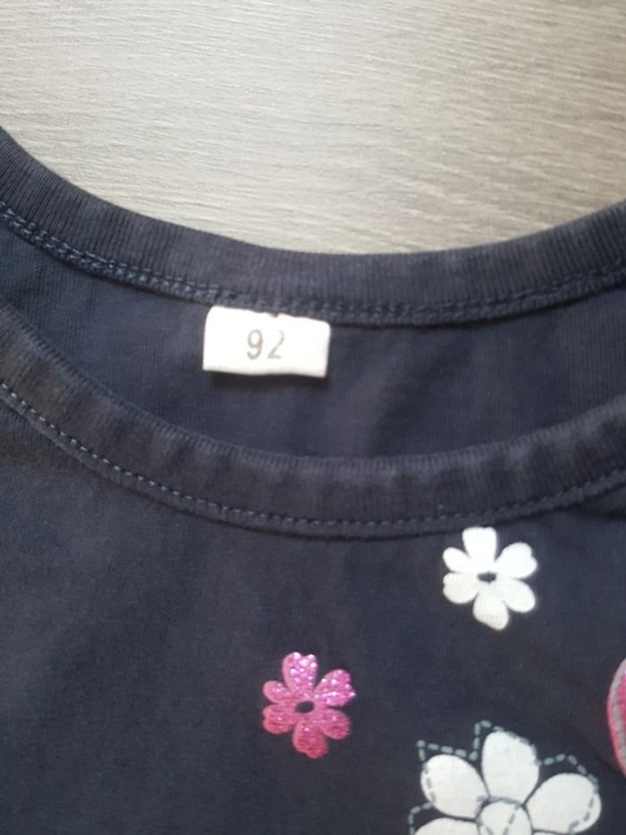 T-shirt manches courtes taille 92 - photo numéro 2
