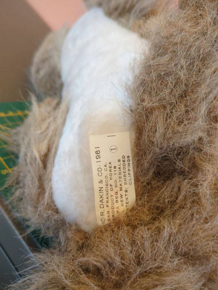 peluche raton laveur dakin - photo numéro 4