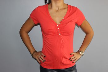 Joli t-shirt orange 🍊