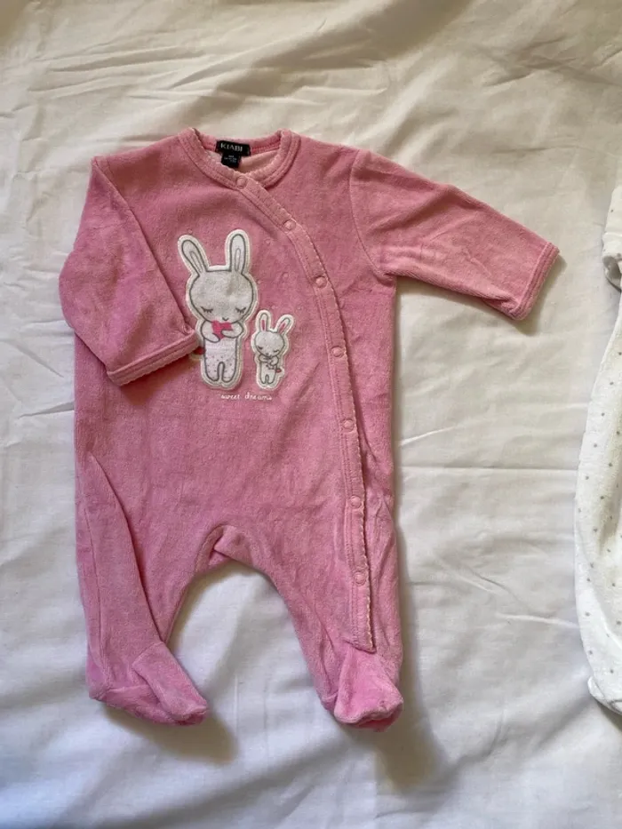 Lot 2 pyjamas chauds 1 mois - photo numéro 2