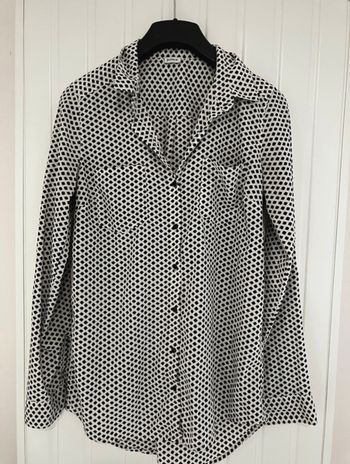 Chemise blanche à motifs Pimkie