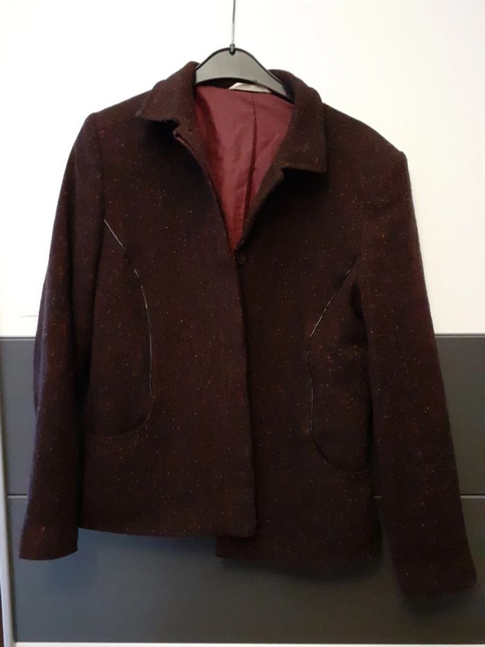 Veste bordeaux taille 40