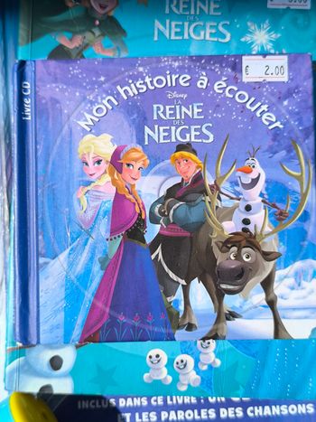 Livre CD La reine des neiges
