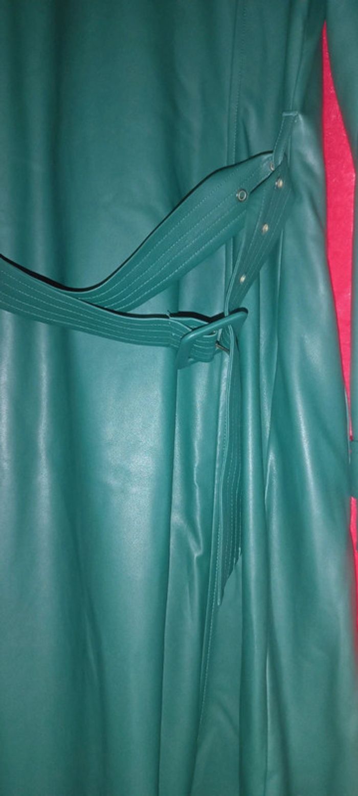 Veste trench longue verte Guess - photo numéro 7