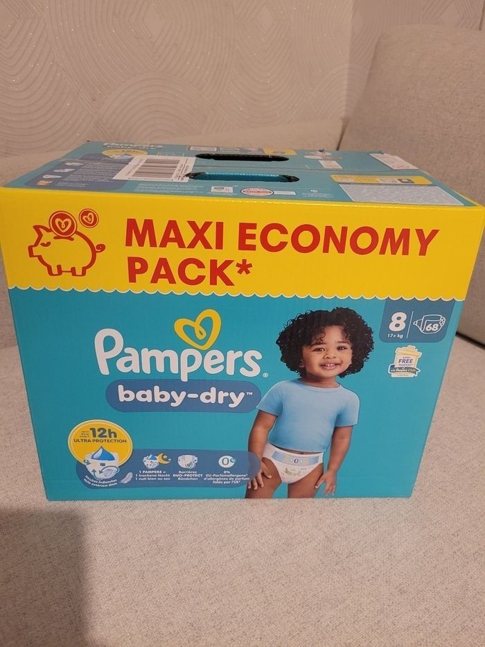 Couche pampers taille 8