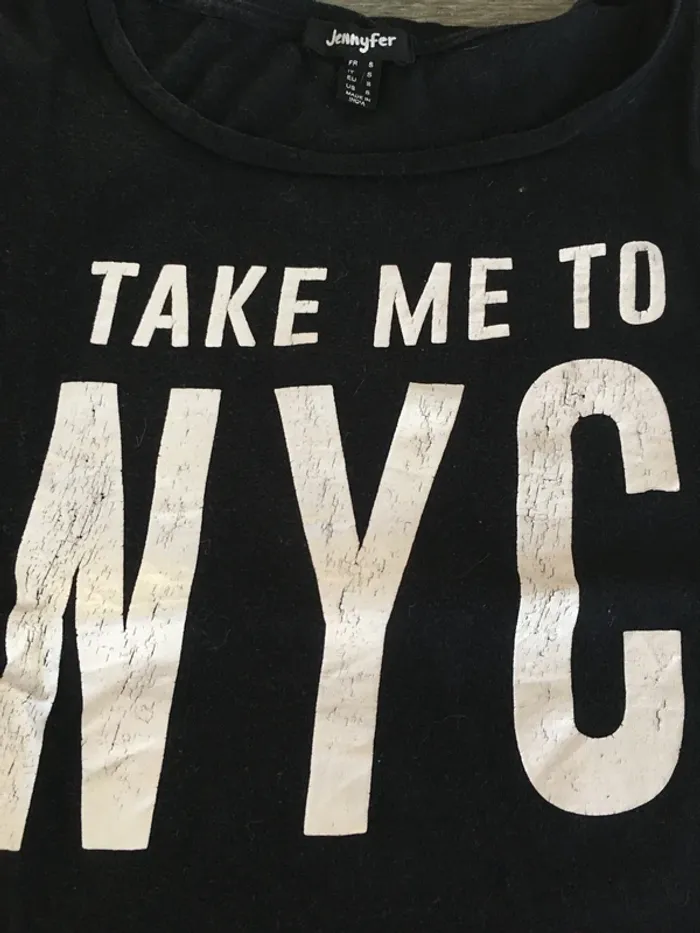 Lot de 4 tee shirt en taille S Forever21, cache cache ,Jennyfer ,MTV - photo numéro 7