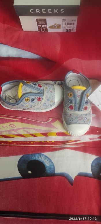 Baskets élastique bébé garçon