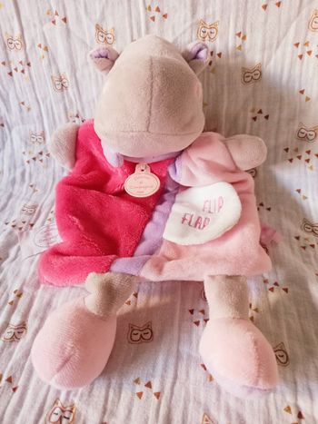 Doudou marionnette Hippopotame Doudou et Compagnie