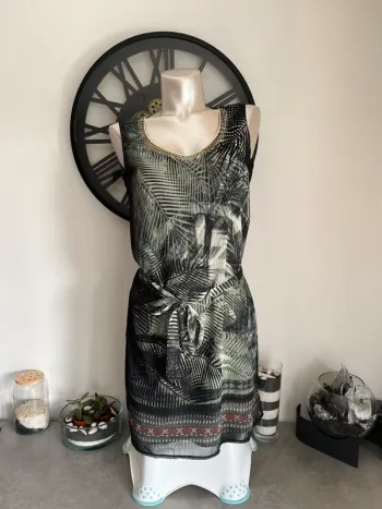 Robe bréal verte