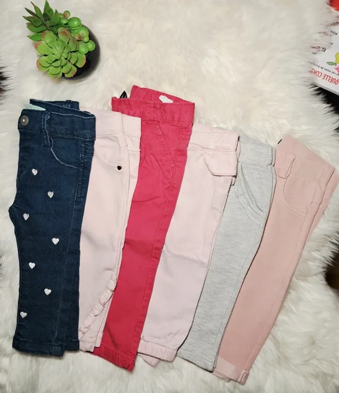 Lot de 6 pantalons