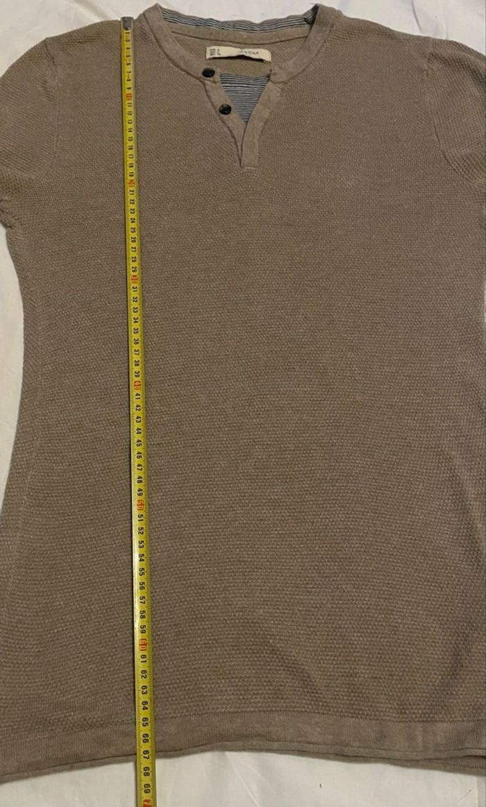 Pull fin »Celio »beige/sable - photo numéro 5