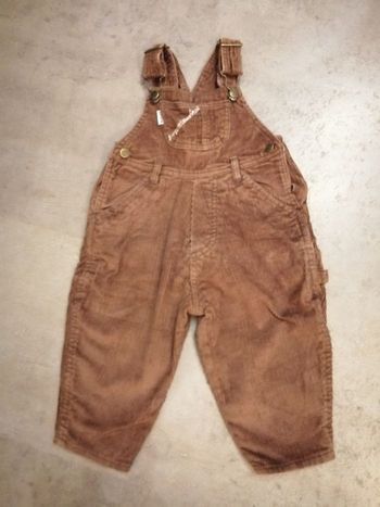 Salopette velours 1 an Du pareil au meme