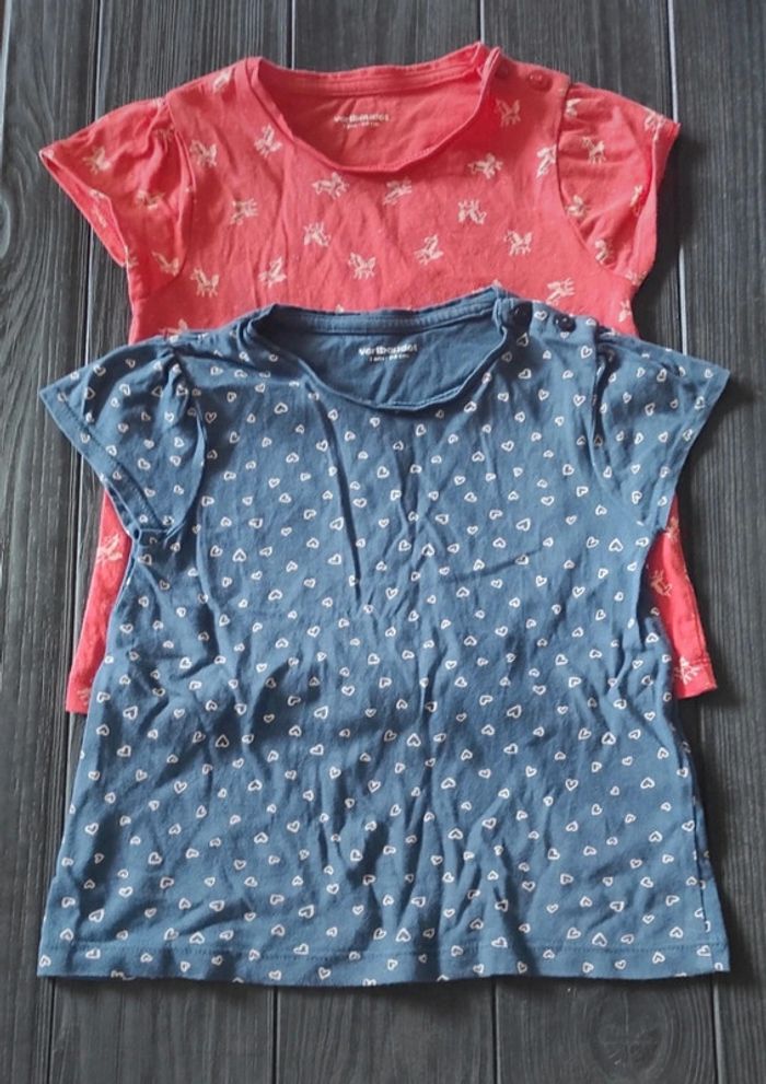 Lot t-shirt fille 3 ans