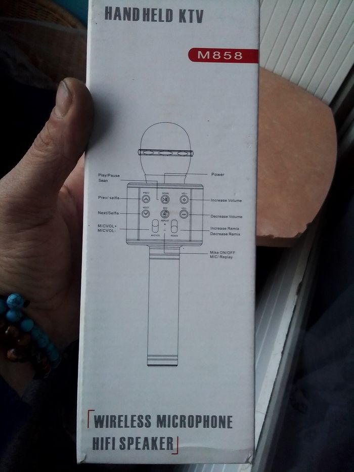 Microphone haut-parleurs Bluetooth - photo numéro 3