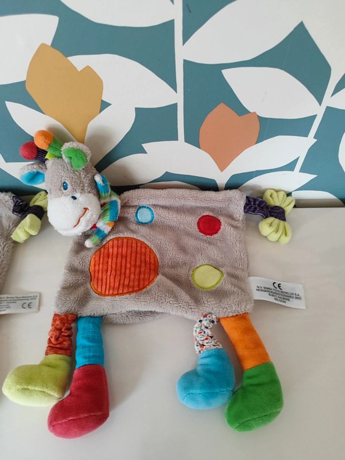 Doudou plat girafe simba toys nicotoy - photo numéro 3