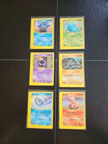 Lot de cartes pokemon Wizard Expedition.