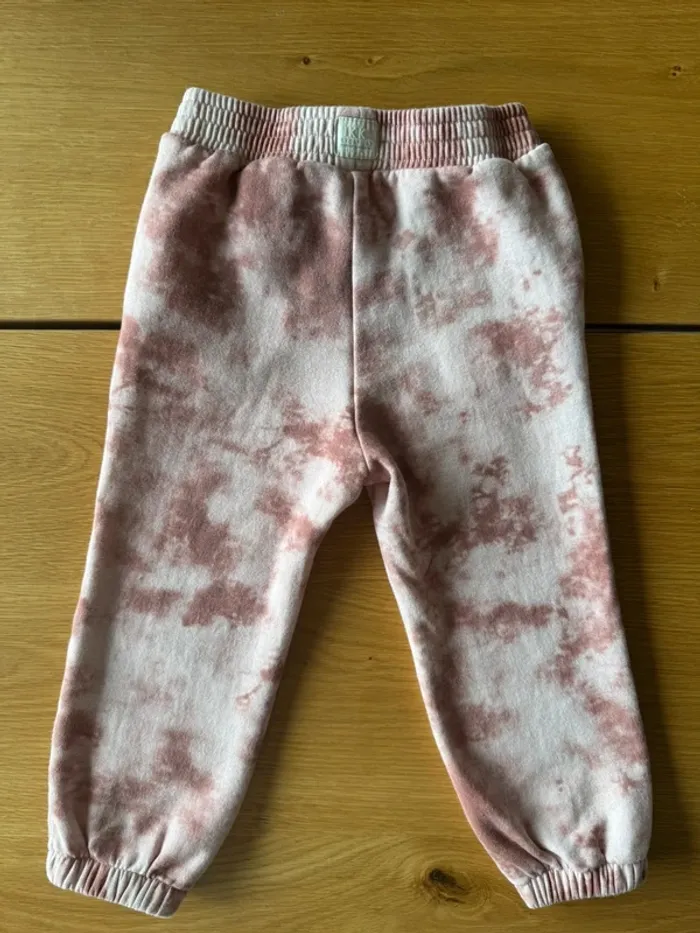 Jogging 2 pièces avec sweat à capuche et pantalon rose pâle avec/rose - Taille 4 Ans - photo numéro 18