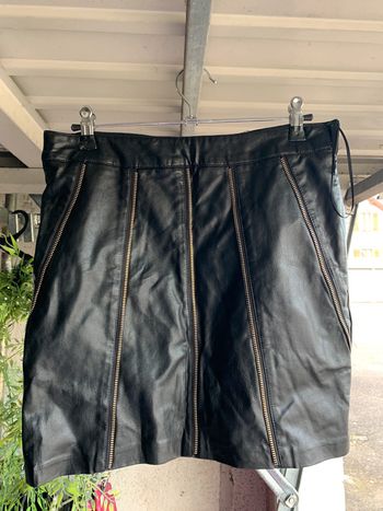 Jupe femme simili cuir