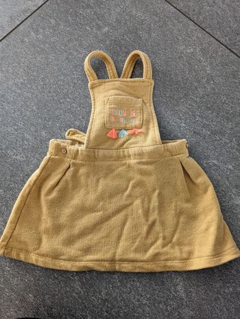 Robe salopette bébé fille 2 ans
