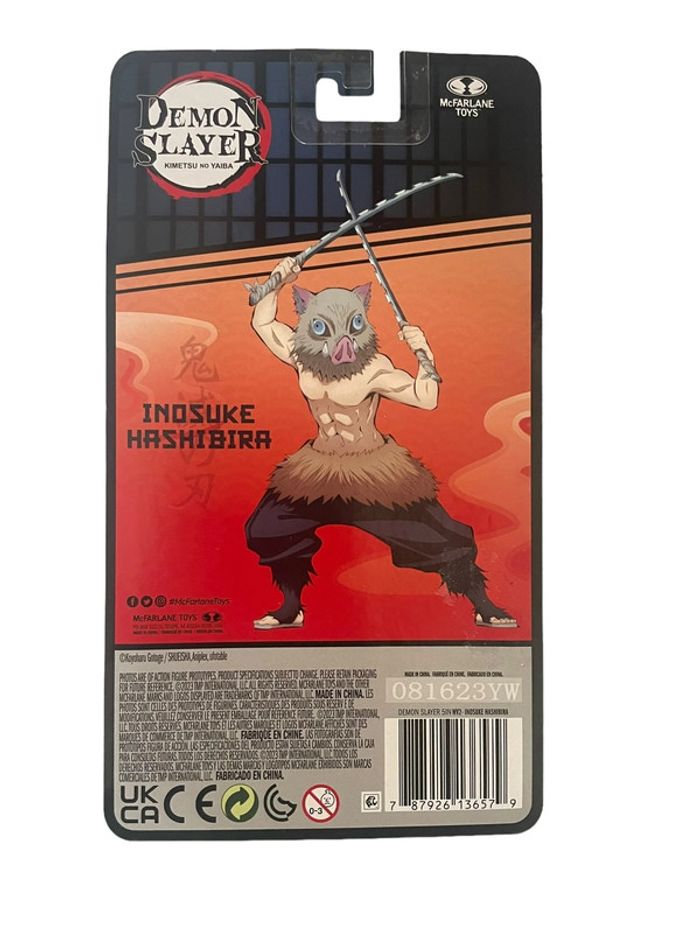 Figurine Demon Slayer Inosuke Hashibira 13 cm McFarlane Toys neuf - photo numéro 2