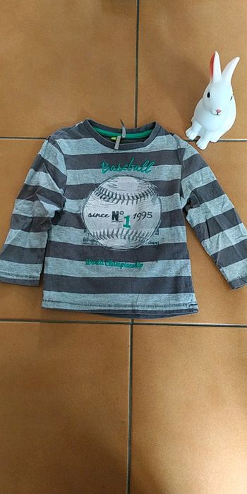 Tee-shirt manches longues rayé 2ans