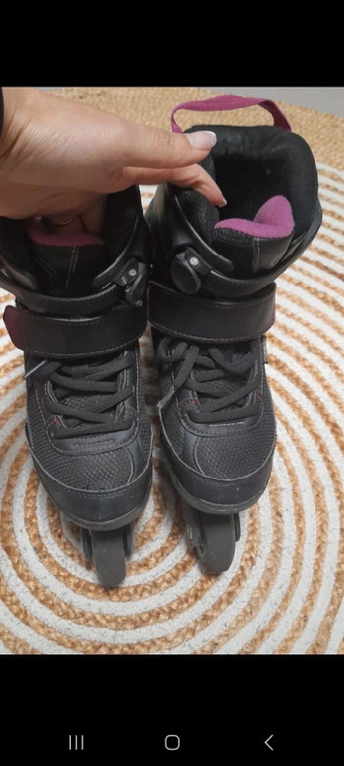 Roller en ligne Oxelo et casque - photo numéro 2