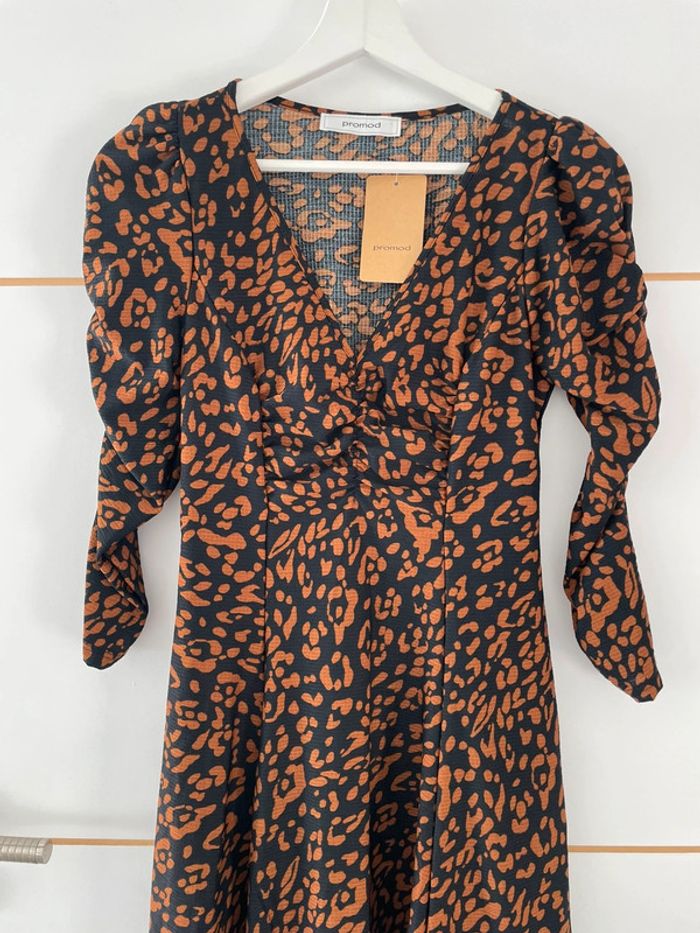 Robe noire/marron S Promod - photo numéro 3