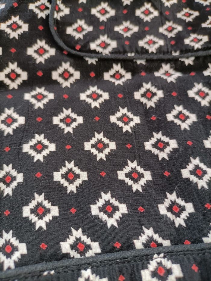 Short léger ethnique noir blanc rouge 34 Jennyfer - photo numéro 6