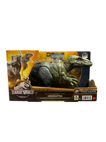 Figurine Jurassic World Dino Trackers Orkoraptor rugissement féroce Mattel neuf