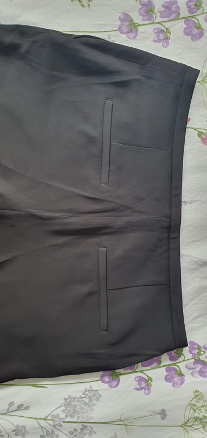 H&M - Pantalon femme tailleur noir - photo numéro 3