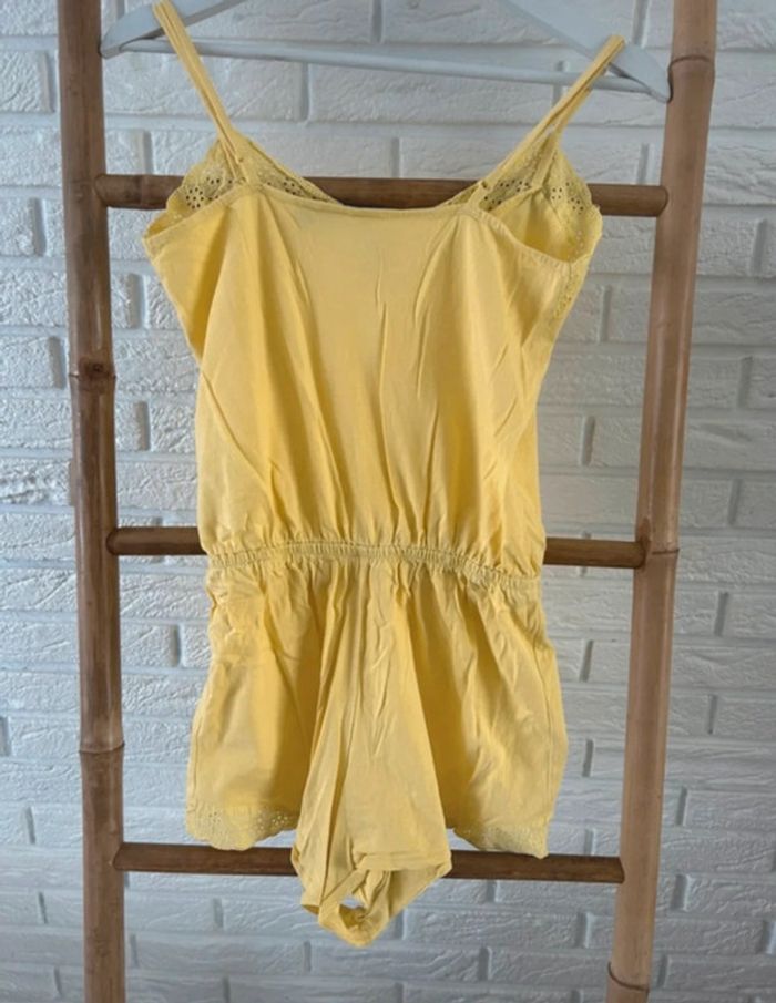 Pyjama combishort jaune Kiabi taille S - photo numéro 2